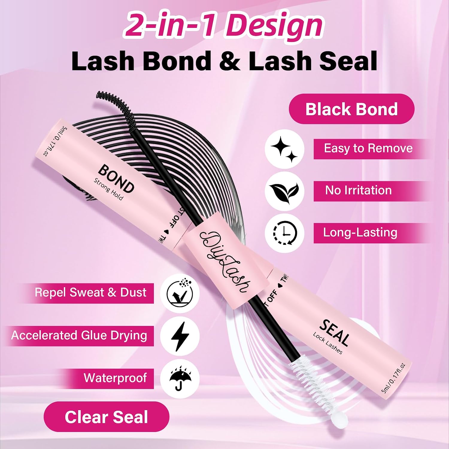 Detalle de DIY Wimpernverlängerung Kit mit 240 Cluster Lashes (3Dstyle-60D+80D, 8–16 Mix)