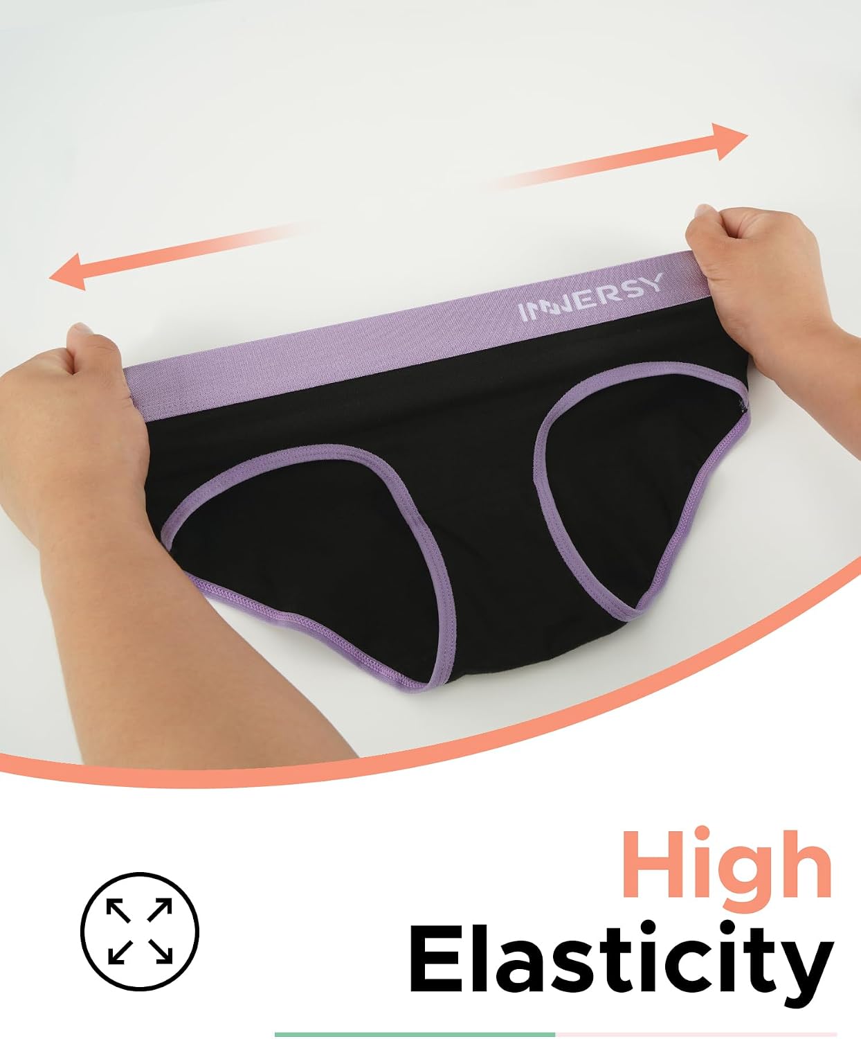 Thumbnail 2 de Innersy girls knickers, 6 pack soft cotton