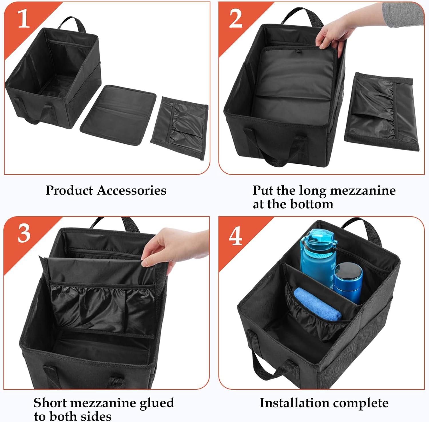 Thumbnail 3 de URAQT Car Organiser 1-piece for Front or Back Seat