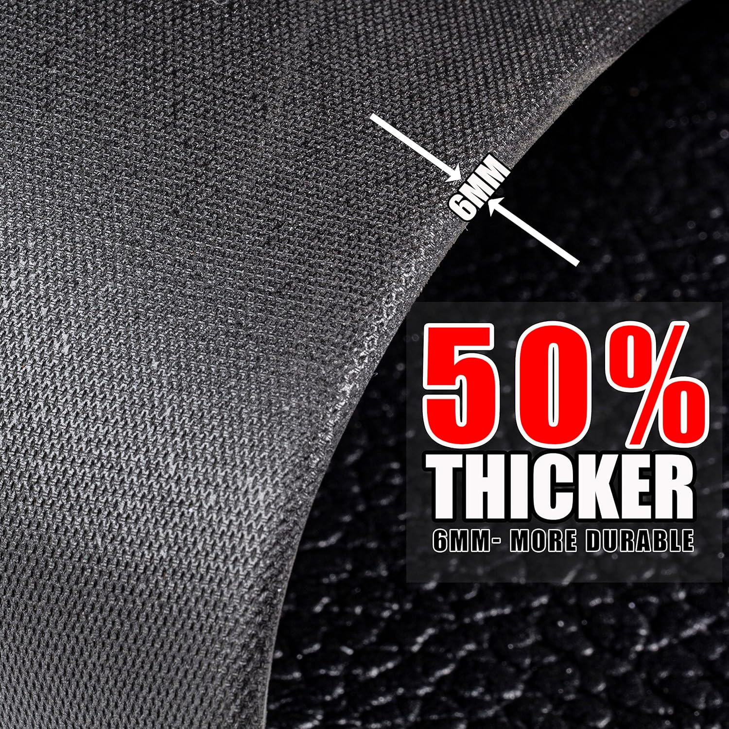 Thumbnail 4 de Cycleclub 6mm Bike Mat for Peloton Bike, Elliptical & Small Treadmills (30" x 60")