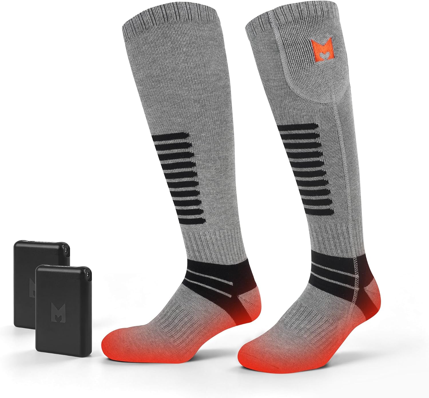 Detalle de PEKWZIZ Rechargeable Heated Socks with 6000mAh Batteries and Whole-Sole Heating