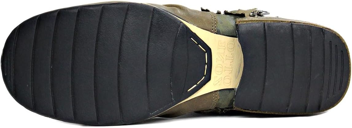 Detalle 2 de COWSDELLA Herren Echtes Leder Chukka Stiefel mit Reißverschluss 5008-8-DE-R – robust, vielseitig und stylisch
