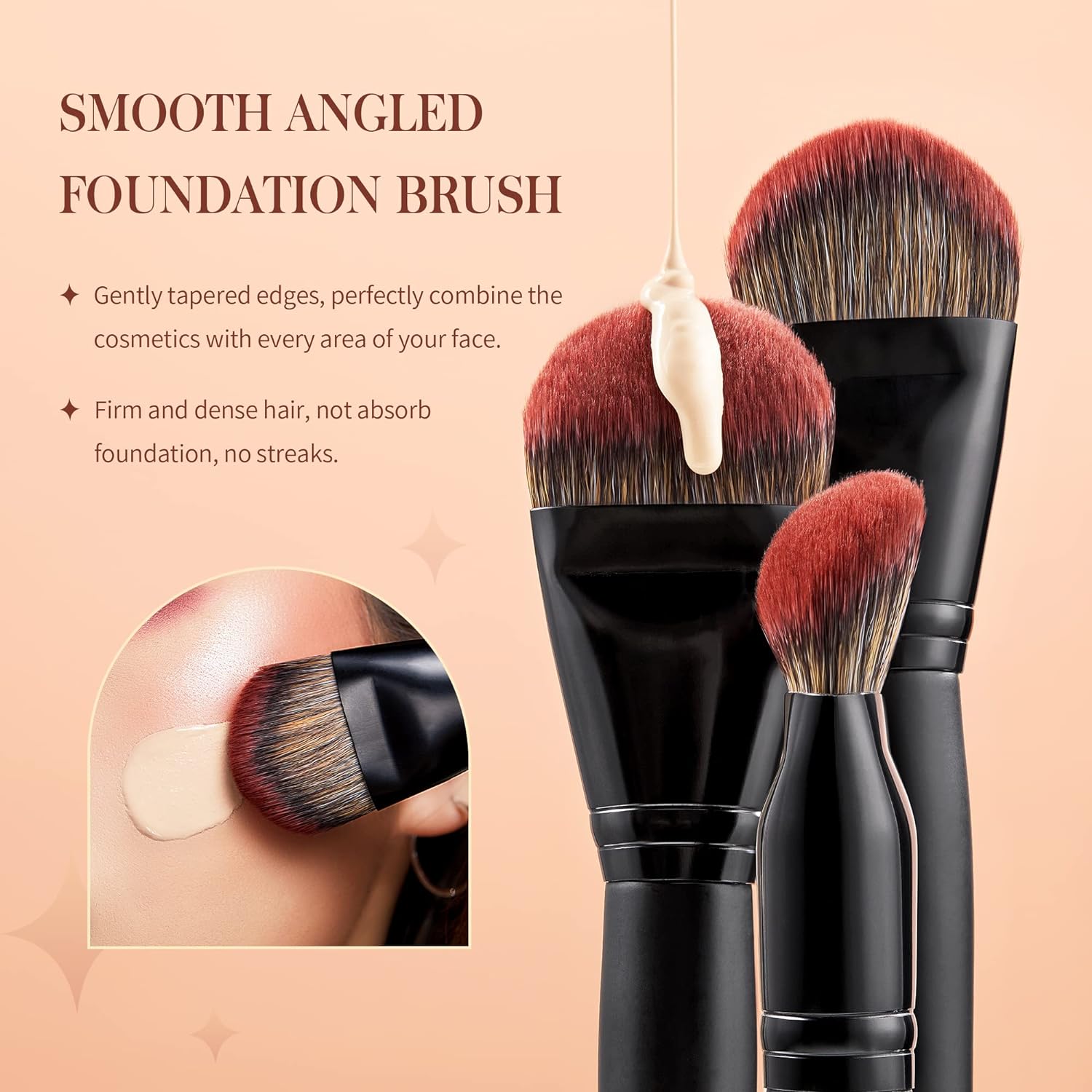 Thumbnail 3 de Jessup T271 Noir – Set de pinceaux de maquillage 21 pièces pour teint, yeux et lèvres