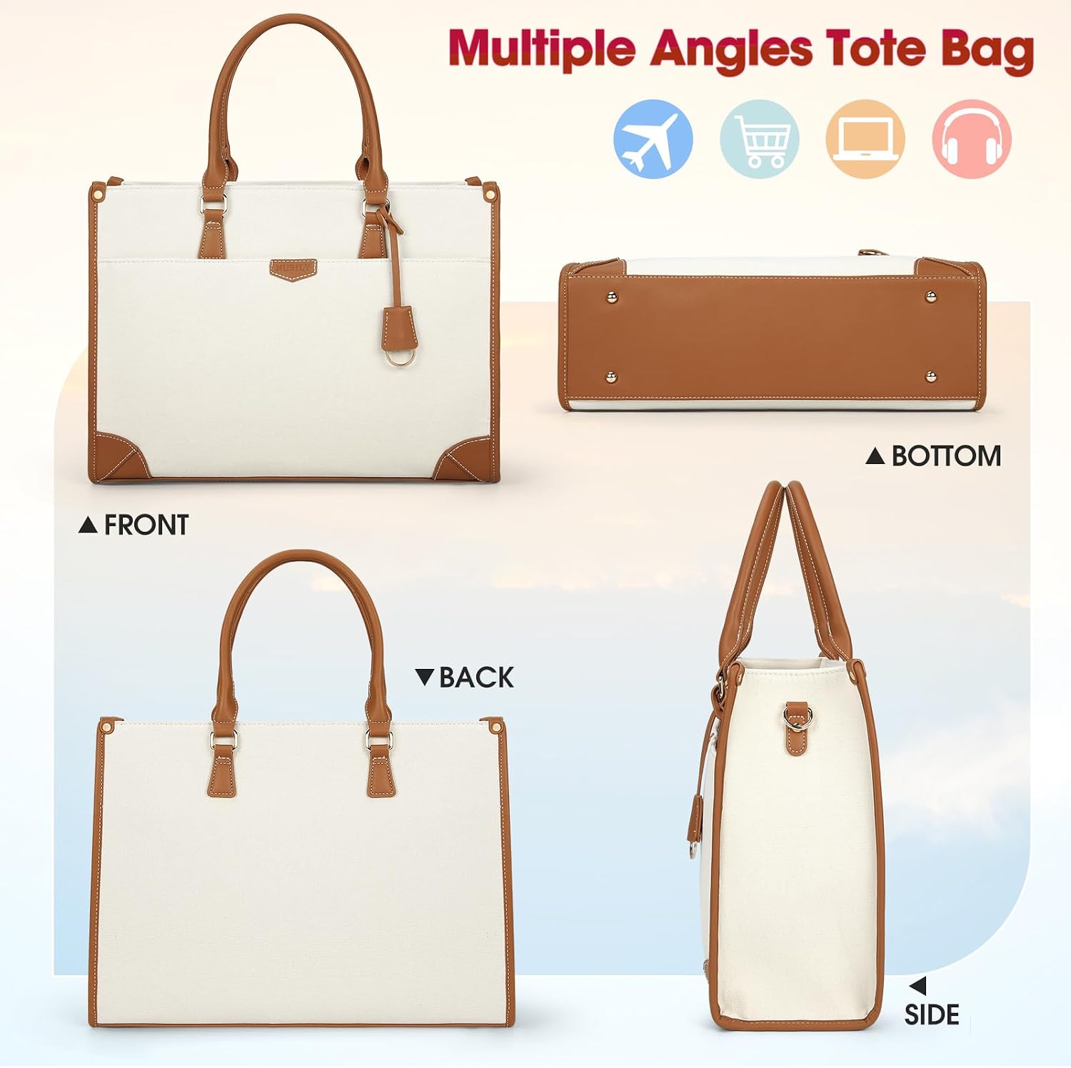 Thumbnail 6 de IGOLUMON Bolso de Mujer Grande 42,9 x 32,2 cm