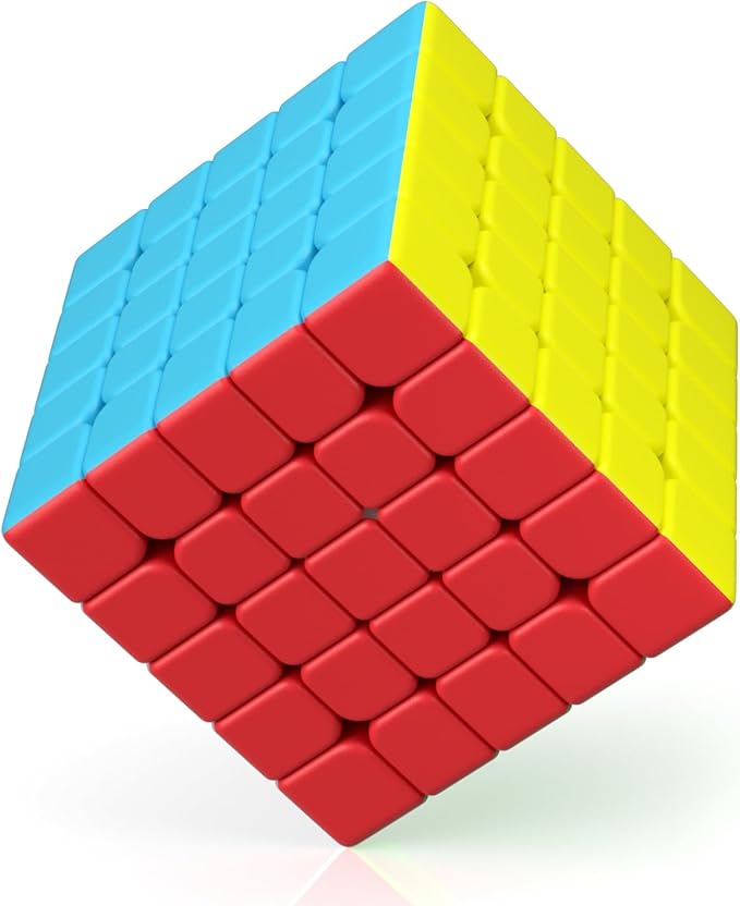 ROXENDA Cubo de Velocidad 5x5 🧊 Ágil, Duradero y Stickerless