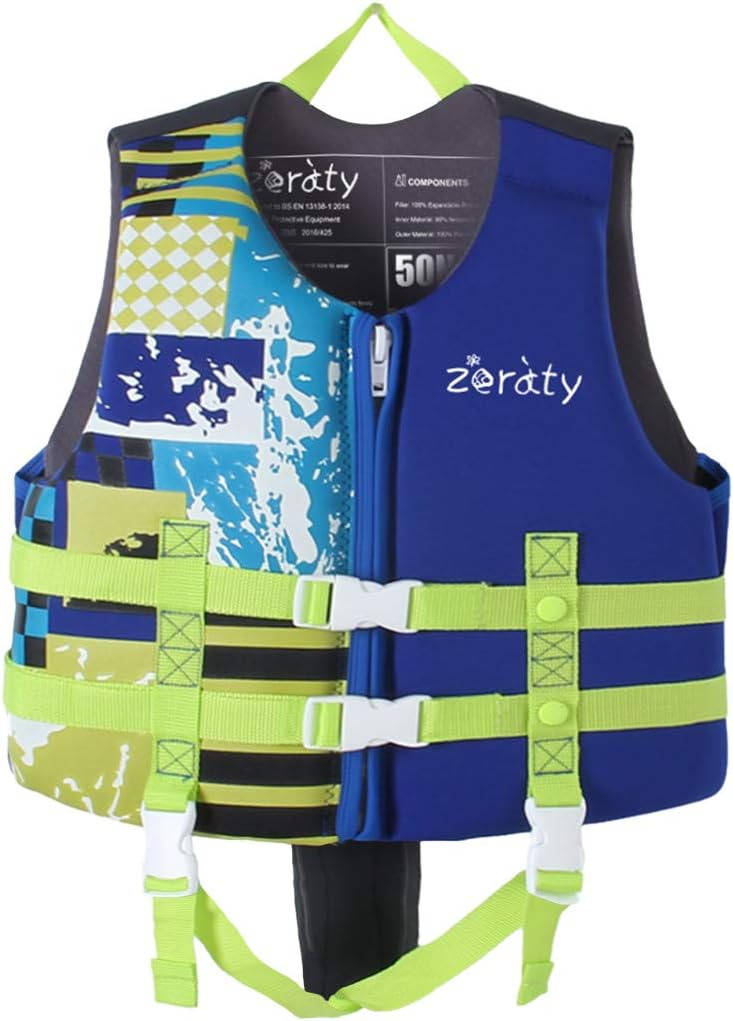 Detalle de Zeraty Toddler Swim Vest Neoprene Kids Float Jacket – Safe, Comfortable Water Aid for 20–80 Lbs