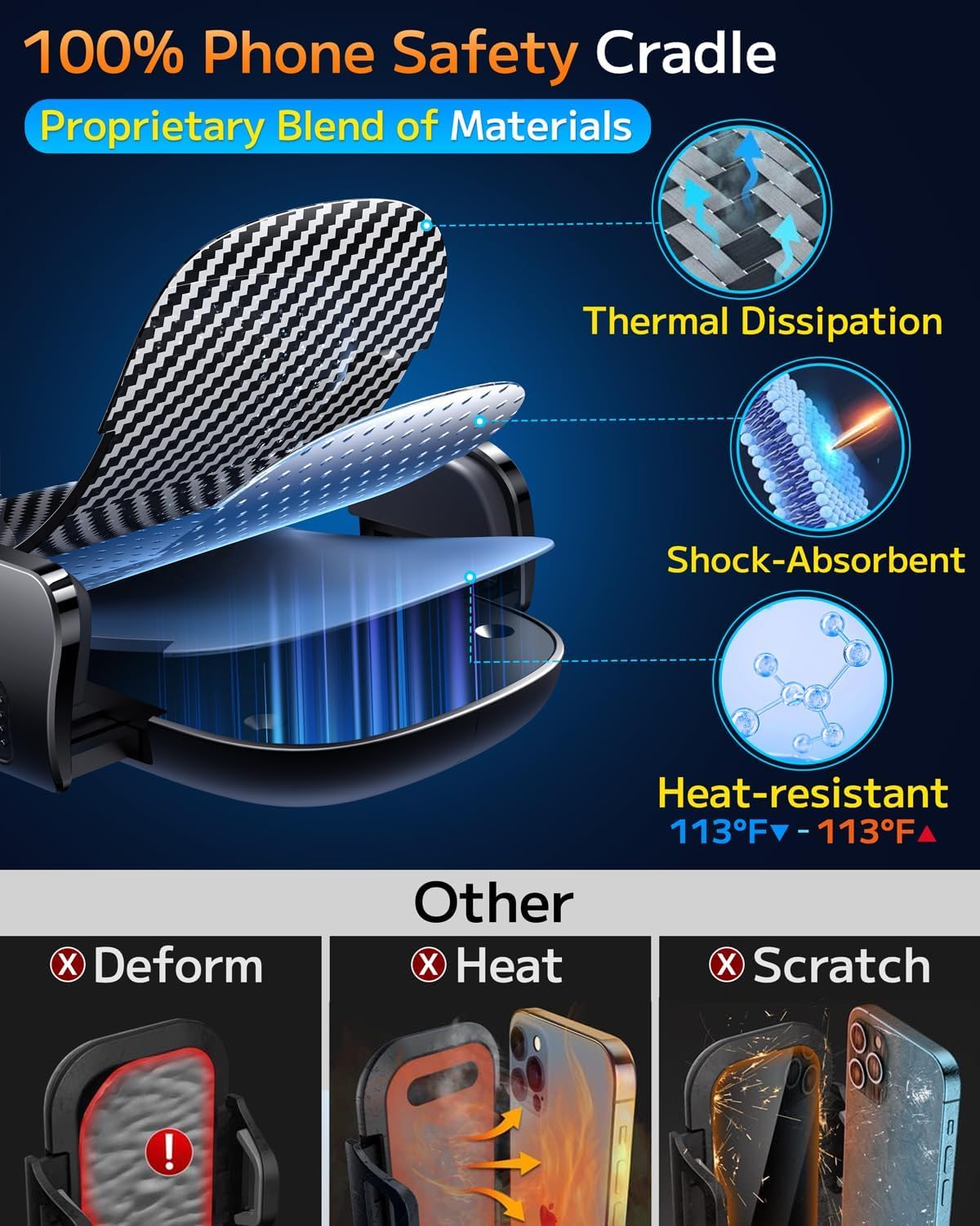 Thumbnail 4 de Qifutan Car Phone Mount for iPhone