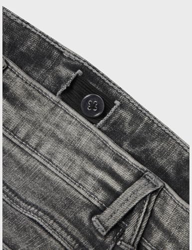Detalle 1 de NAME IT Mädchen Bootcut Nkfpolly Skinny Boot Jeans 1142-Au Noos, Light Grey Denim
