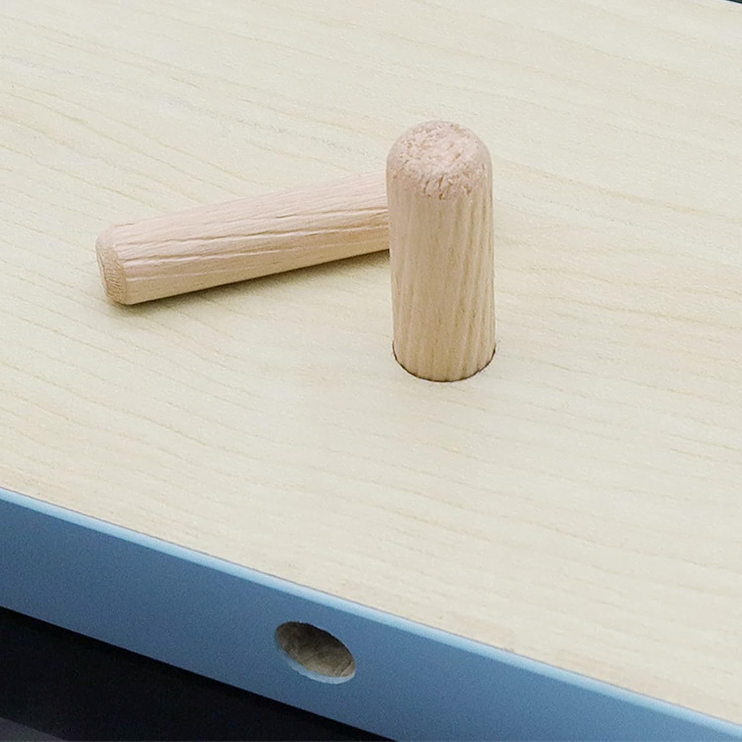 Thumbnail 4 de 200PCS Wooden Dowel Pins (Hardwood) 8mm x 40mm for furniture woodwork