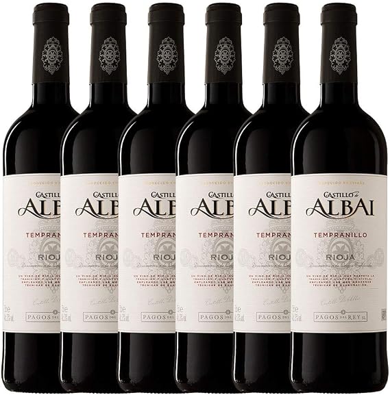 Detalle de Castillo De Albai Tinto D.O.C. Rioja - 6 Botellas 🍷