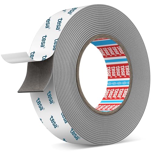 Detalle de EMITEVER Cinta Doble Cara Extrafuerte 6703-5,5m x 20mm – Adhesiva de espuma acrílica para superficies lisas