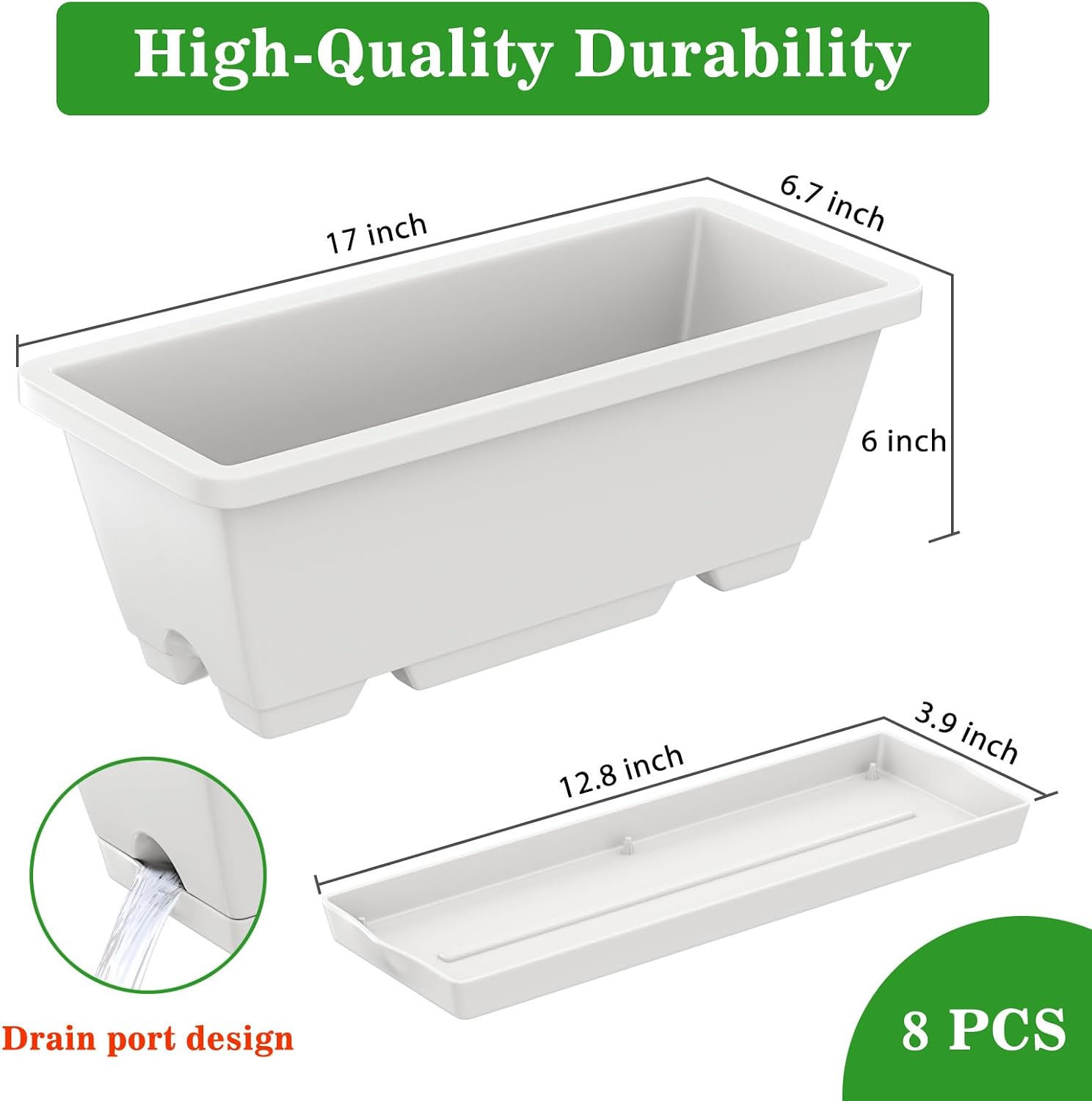 Thumbnail 6 de Window Planter Boxes 17 Inches