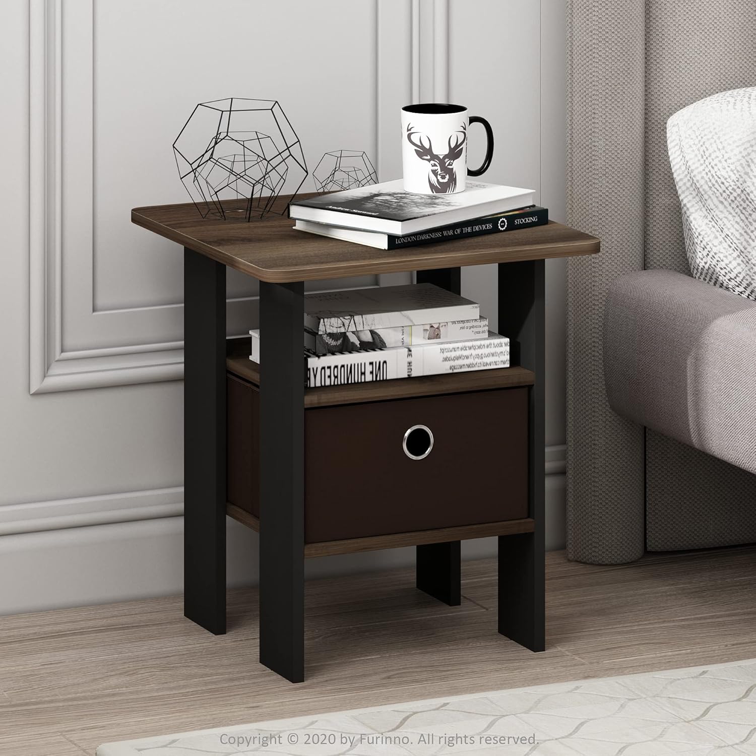 Detalle 2 de Furinno ANDREY Side Table 15.5in