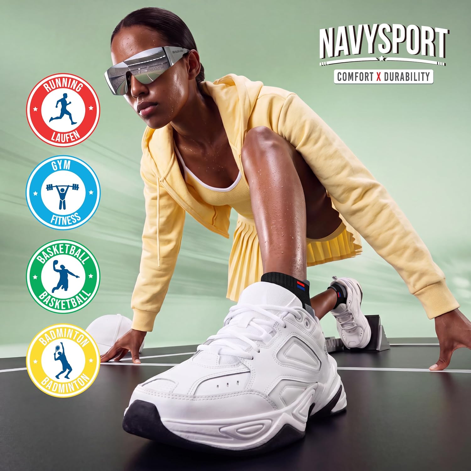 Thumbnail 4 de NAVYSPORT Chaussettes de Sport Basses coton 6 paires