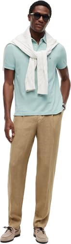 Detalle 2 de Tommy Hilfiger Polo 1985 Regular MW0MW17770 S/S para Hombre – Verde, talla M
