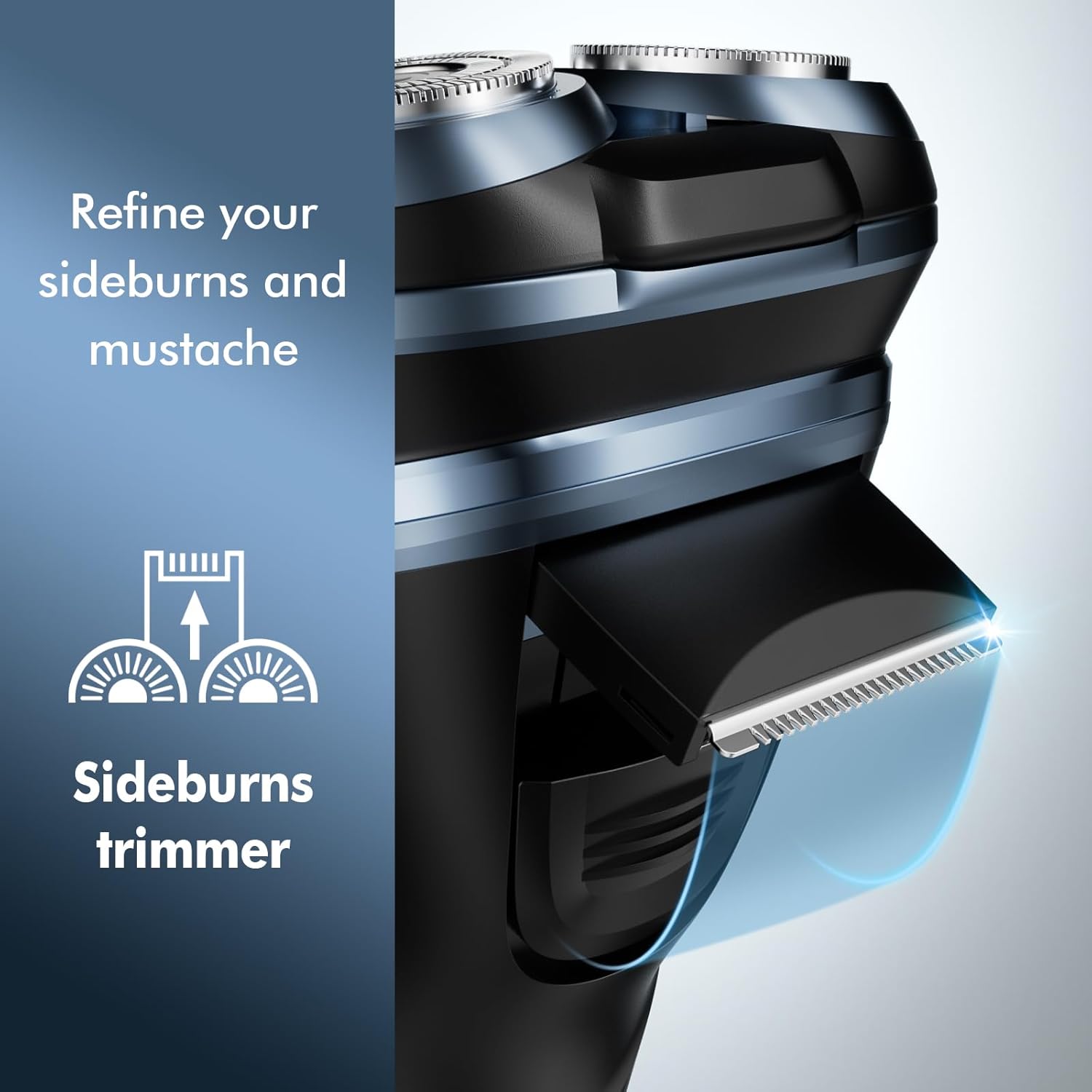 Detalle de LONKEEN Travel Electric Razor for Men with 5D Floating Head – Wet & Dry USB-C Rechargeable
