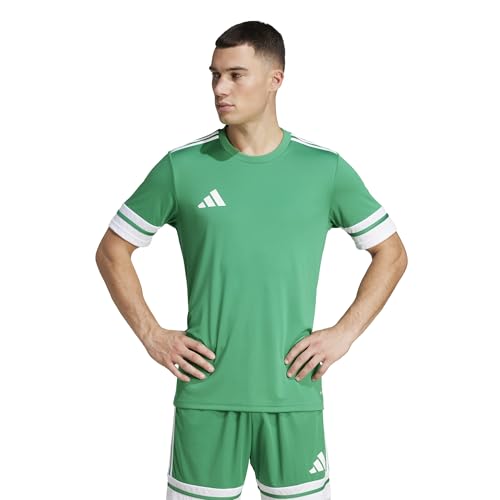 Detalle de adidas Squadra25 Jersey Short Sleeve para Hombre | Team Green/White, talla L