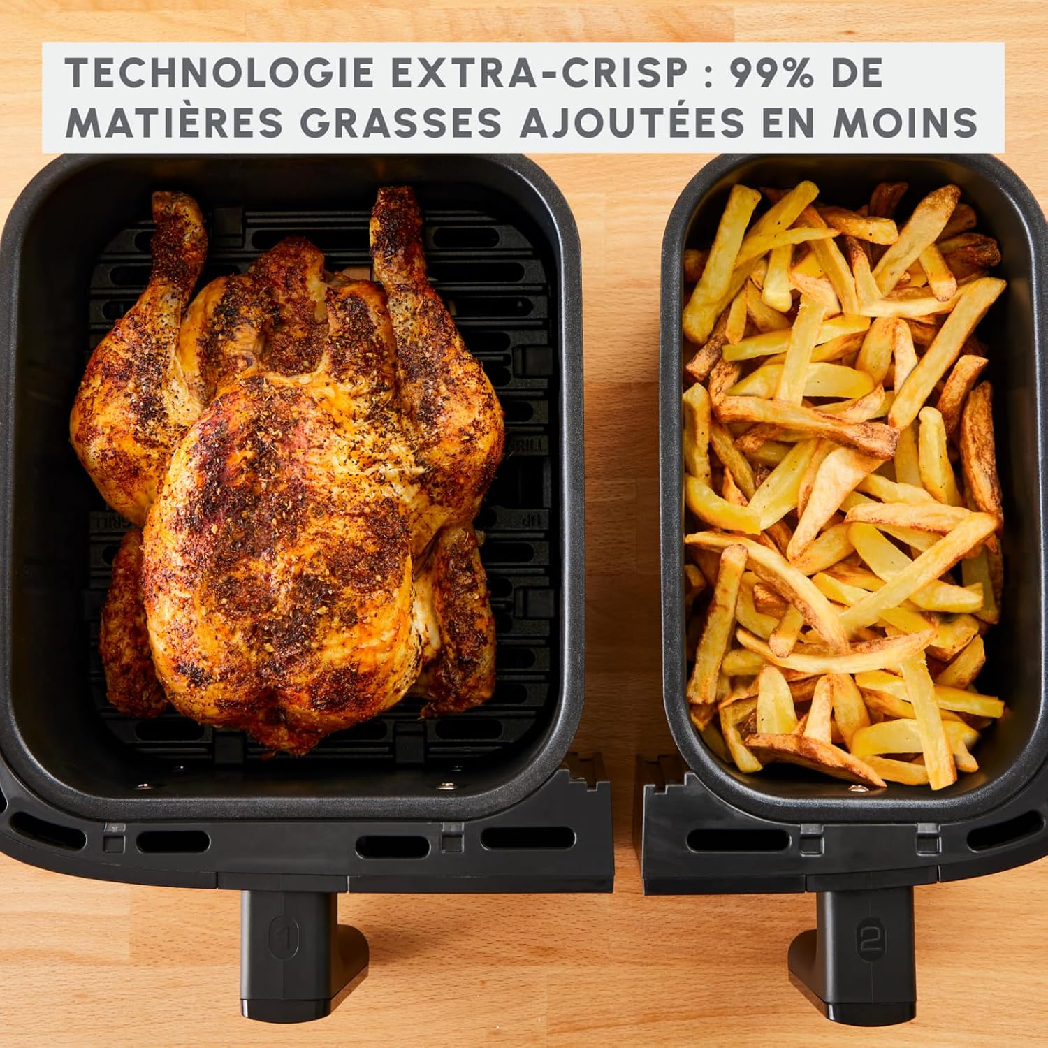 Thumbnail 6 de Moulinex air fryer deux compartiments YY5545FB