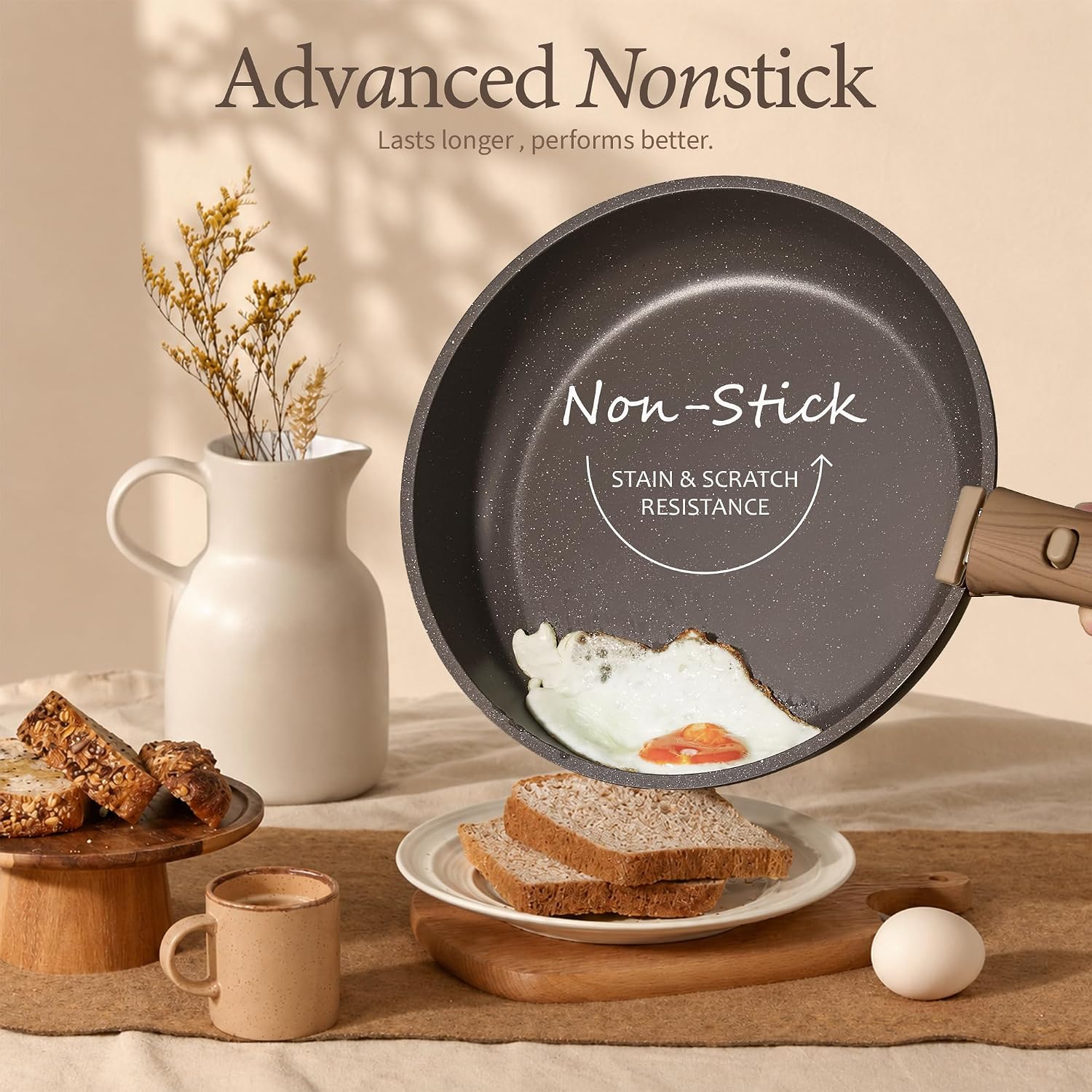 Thumbnail 2 de CAROTE A16338 27-Piece Nonstick Cookware Set with Detachable Handles