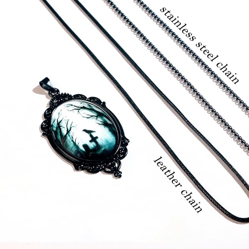 Thumbnail 2 de DAYANEY Gothic Raven Necklace: Versatile Goth Accessory for Halloween & Costume parties