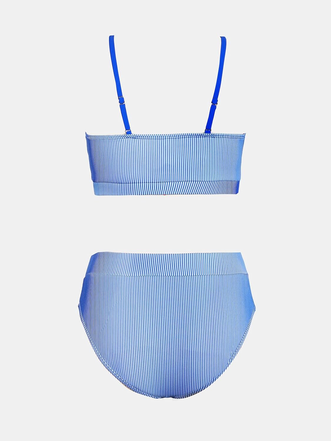 Thumbnail 6 de CUPSHE Ensemble bikini taille haute tissu texturé