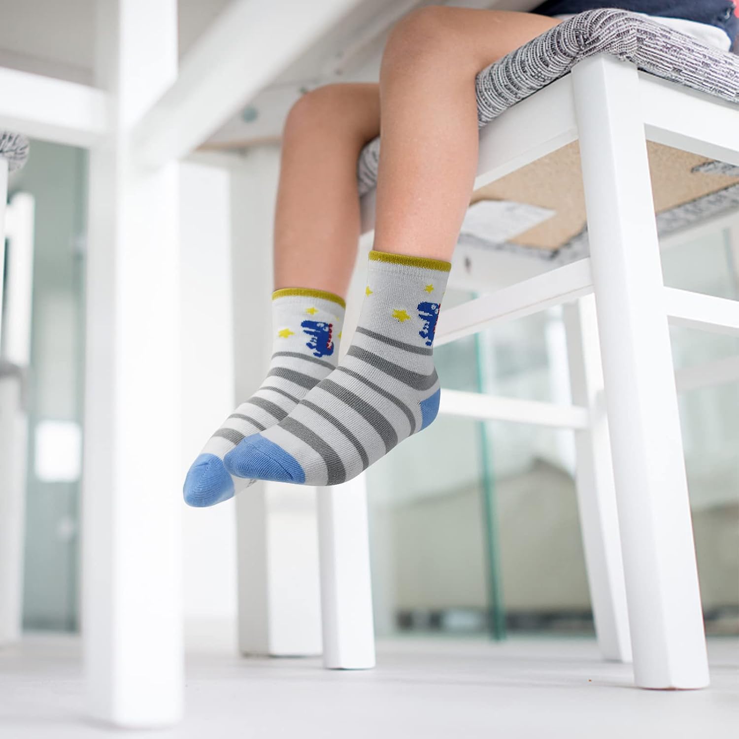 Detalle 2 de GRPSKCOS Toddler Non Slip Socks 12 Pairs