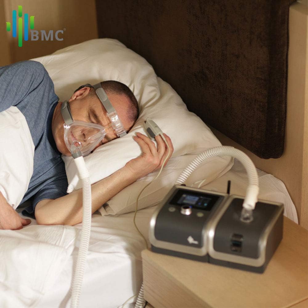 Detalle 2 de BMC GII E-20A sleep ventilator (fully automatic) with full size nose mask set for quieter breathing during sleep