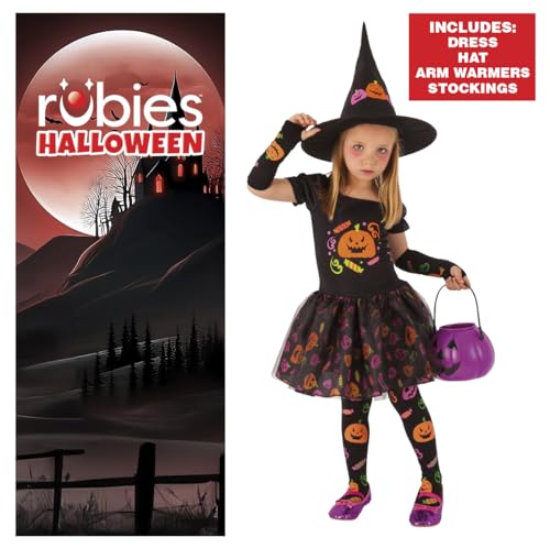 Detalle 2 de Deguisement sorciĂšre RUBIE'S citrouille pour 5-7 ans đ
