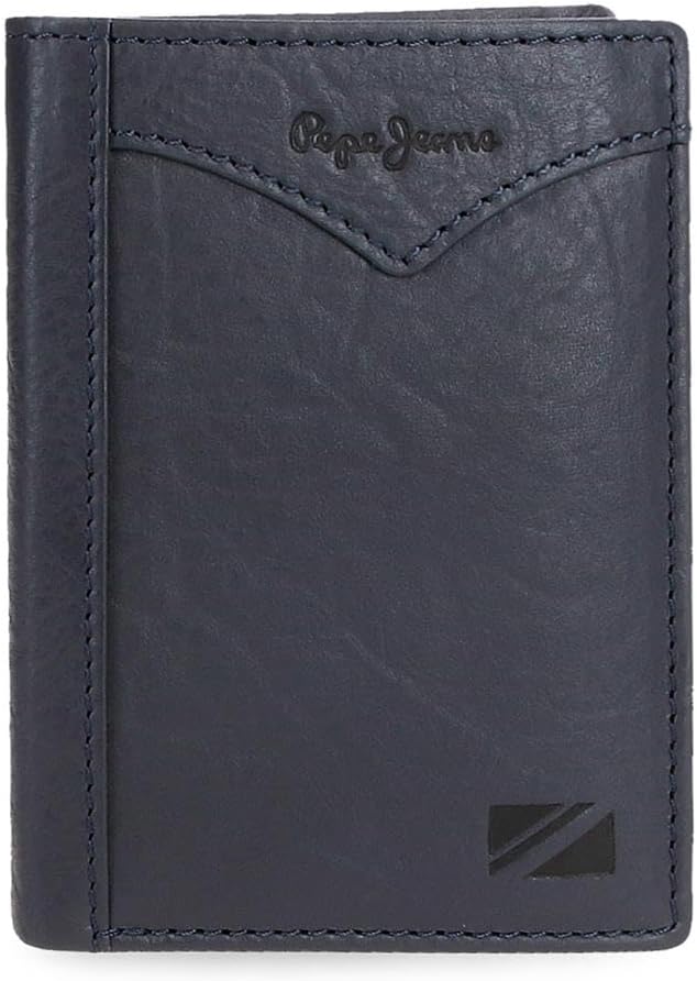 Detalle de Pepe Jeans Jacket cartera azul 8,5x11,5x1 cm