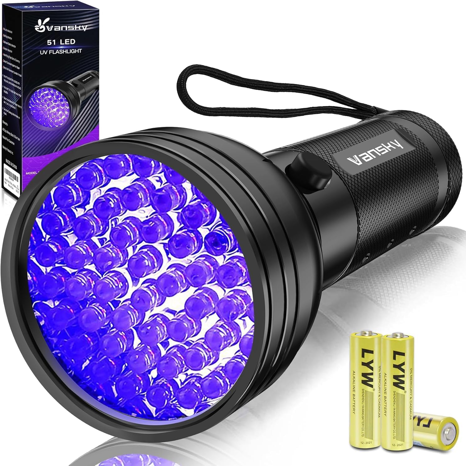 Detalle de Vansky UV Schwarzlicht Taschenlampe 395nm