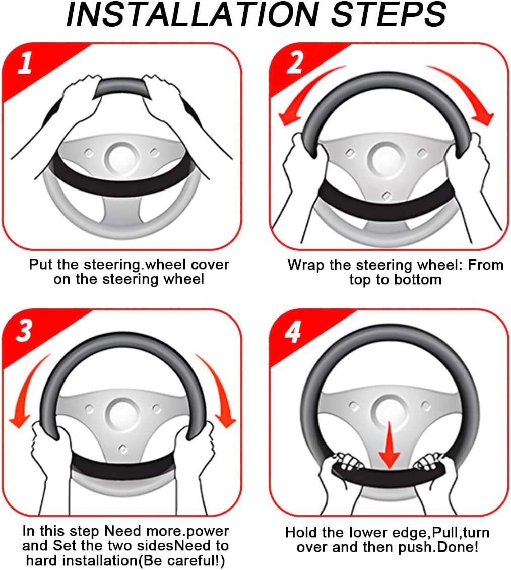 Detalle 1 de Mandark Steering Wheel Cover, 15-Inch