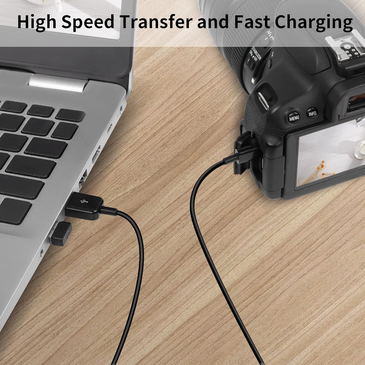 Thumbnail 4 de RIIEYOCA Multi Mini USB Splitter Cable 1M