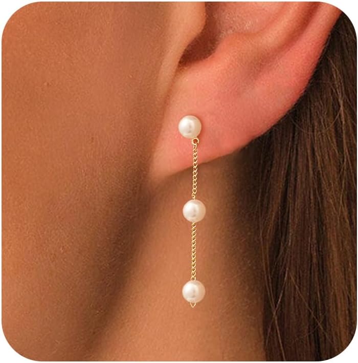 Thumbnail 6 de Moodear Drop Earrings 14K Gold-Plated