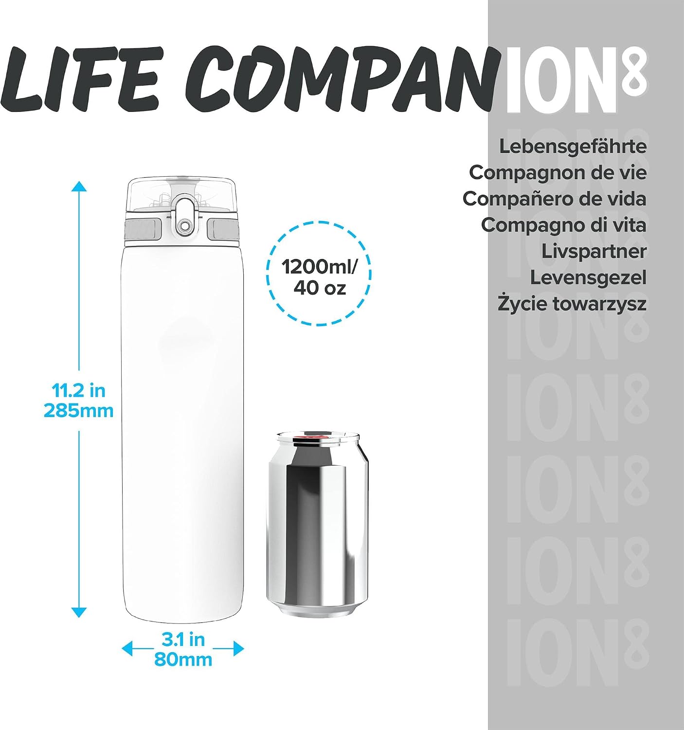 Detalle 1 de ion8 Borraccia 1L 🥤
