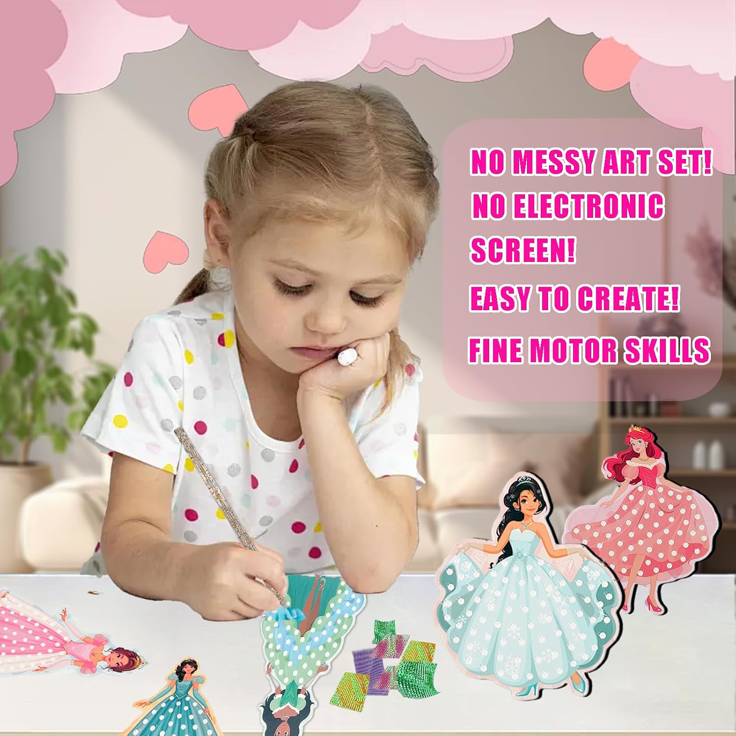 Detalle de Zoyrin Push-in Craft Kit 800 pieces 🎨