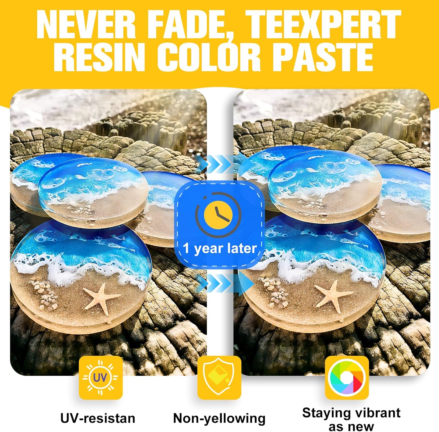 Thumbnail 2 de Teexpert Epoxy Resin Pigment Paste, 6 Colors