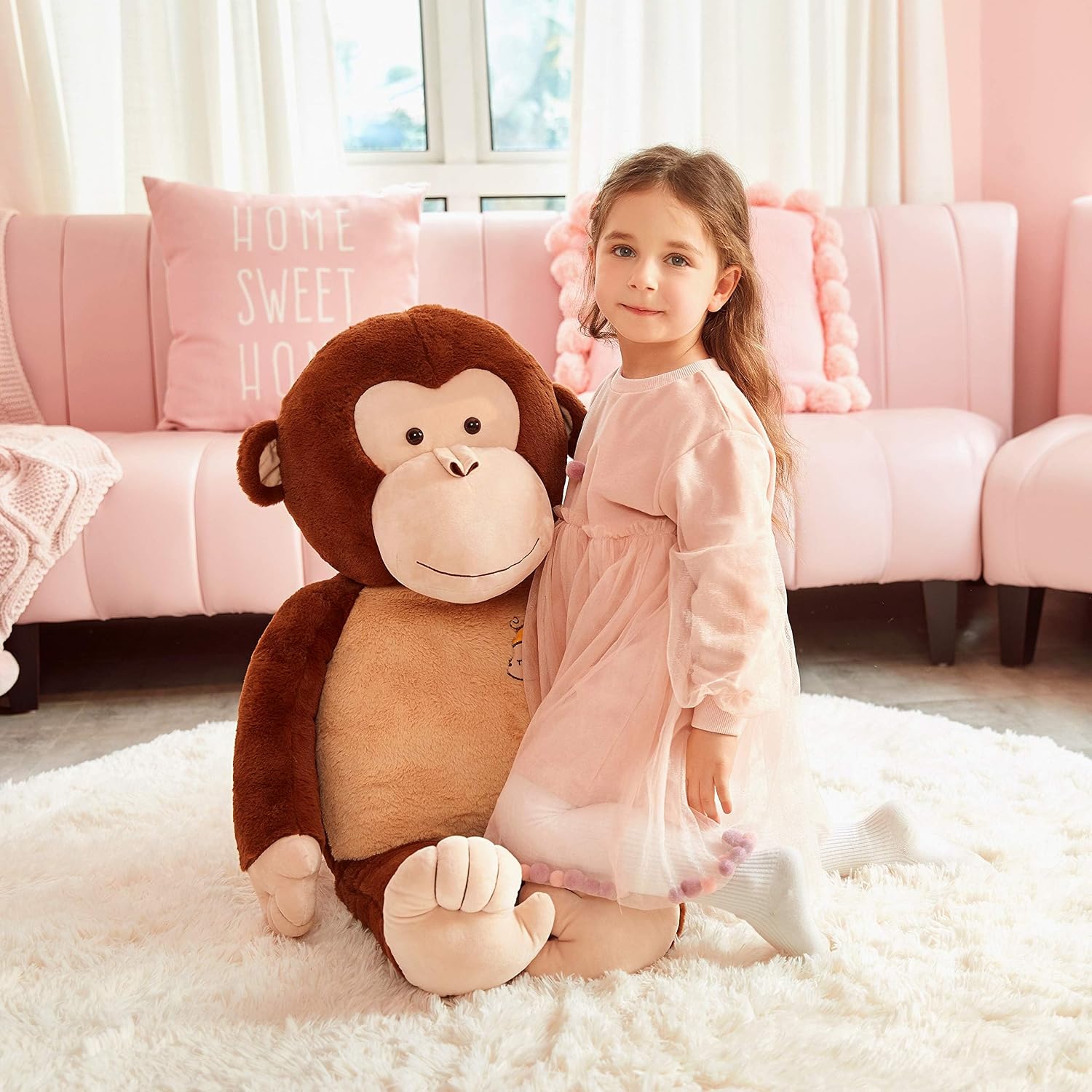 Thumbnail 1 de IKASA Giant Monkey Plush Toy 30 inches