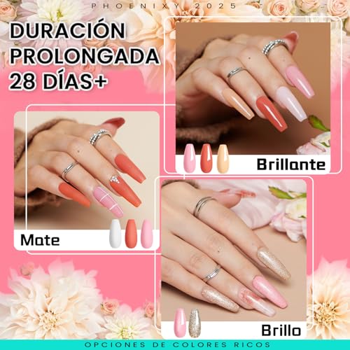 Detalle 1 de Phoenixy 162 Esmaltes Semipermanentes Kit 🖌