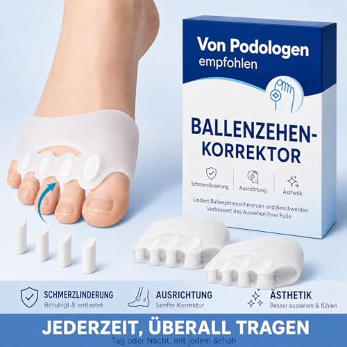 Thumbnail 5 de Habioer Verbesserte Zehentrenner und Zehenspreizer für Damen und Herren – 2 Paar, von Podologen empfohlen