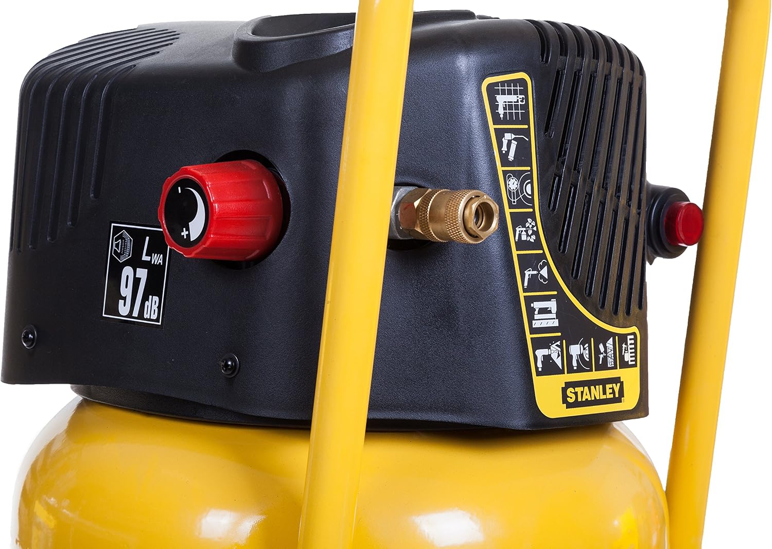 Detalle 2 de Stanley D230/10/50V – sprężarka powietrza 50 l, 10 bar, 222 l/min