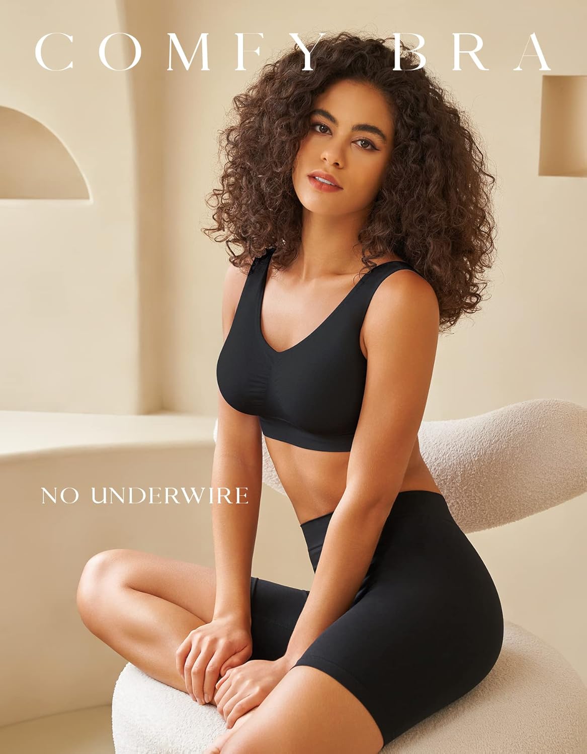 Thumbnail 1 de SIMIYA Super Comfort Bra – non-wired, stretch sleep & sports bra with removable pads (plus size)