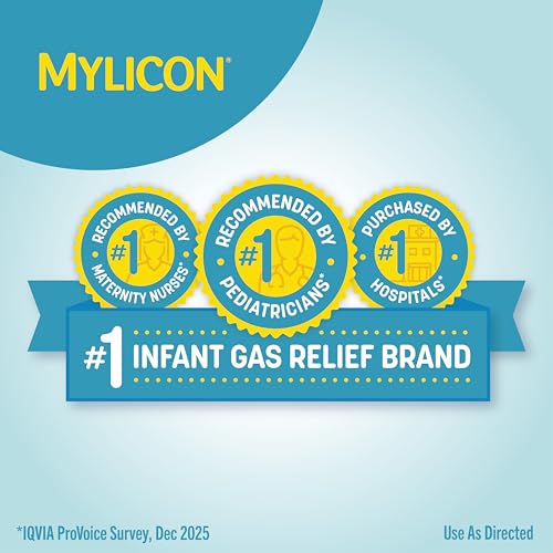 Detalle de Mylicon Gas Relief Drops for Infants and Babies (Dye-Free, 1 Fl Oz) — Practical Guide