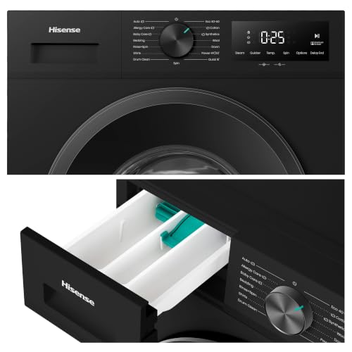 Detalle 2 de Hisense WF1I1142BBL 11kg Freestanding Washing Machine