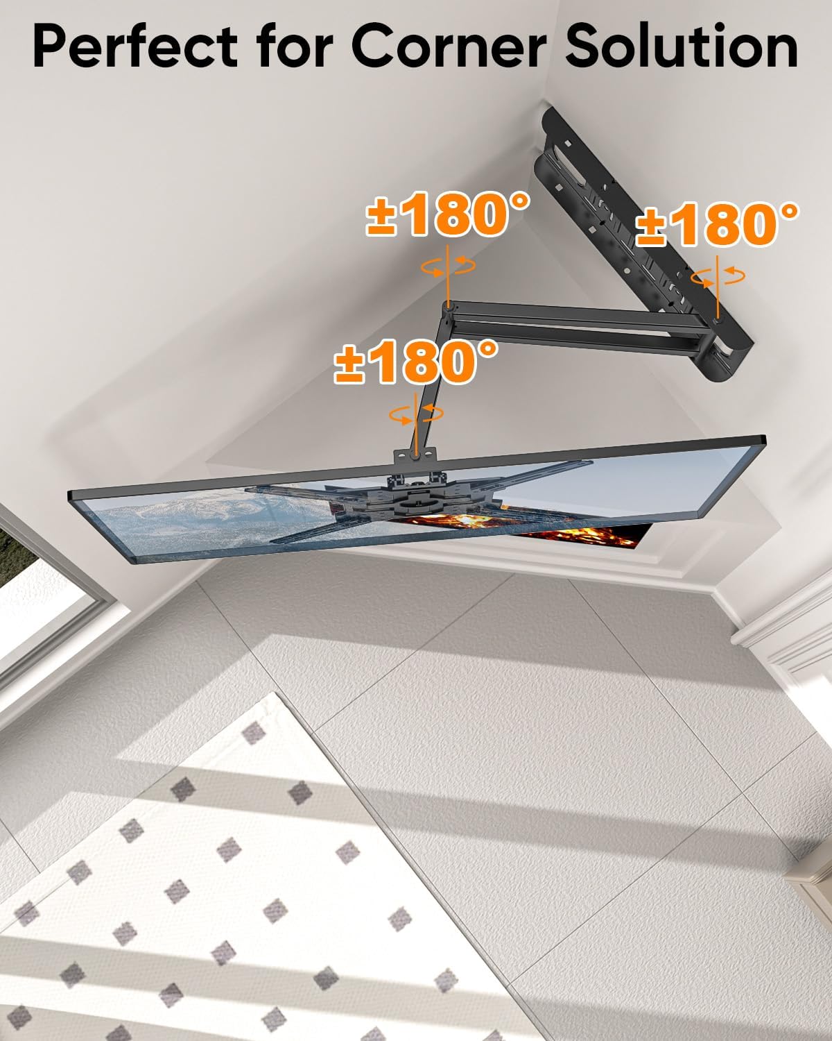 Detalle de FORGING MOUNT 180° Landscape to Portrait TV Wall Mount for 26–65 Inch TVs