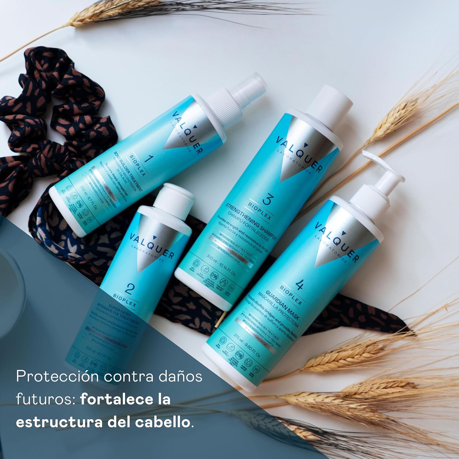 Detalle 2 de Valquer Bioplex Pack Completo ✨ Tratamiento Capilar Reconstructor