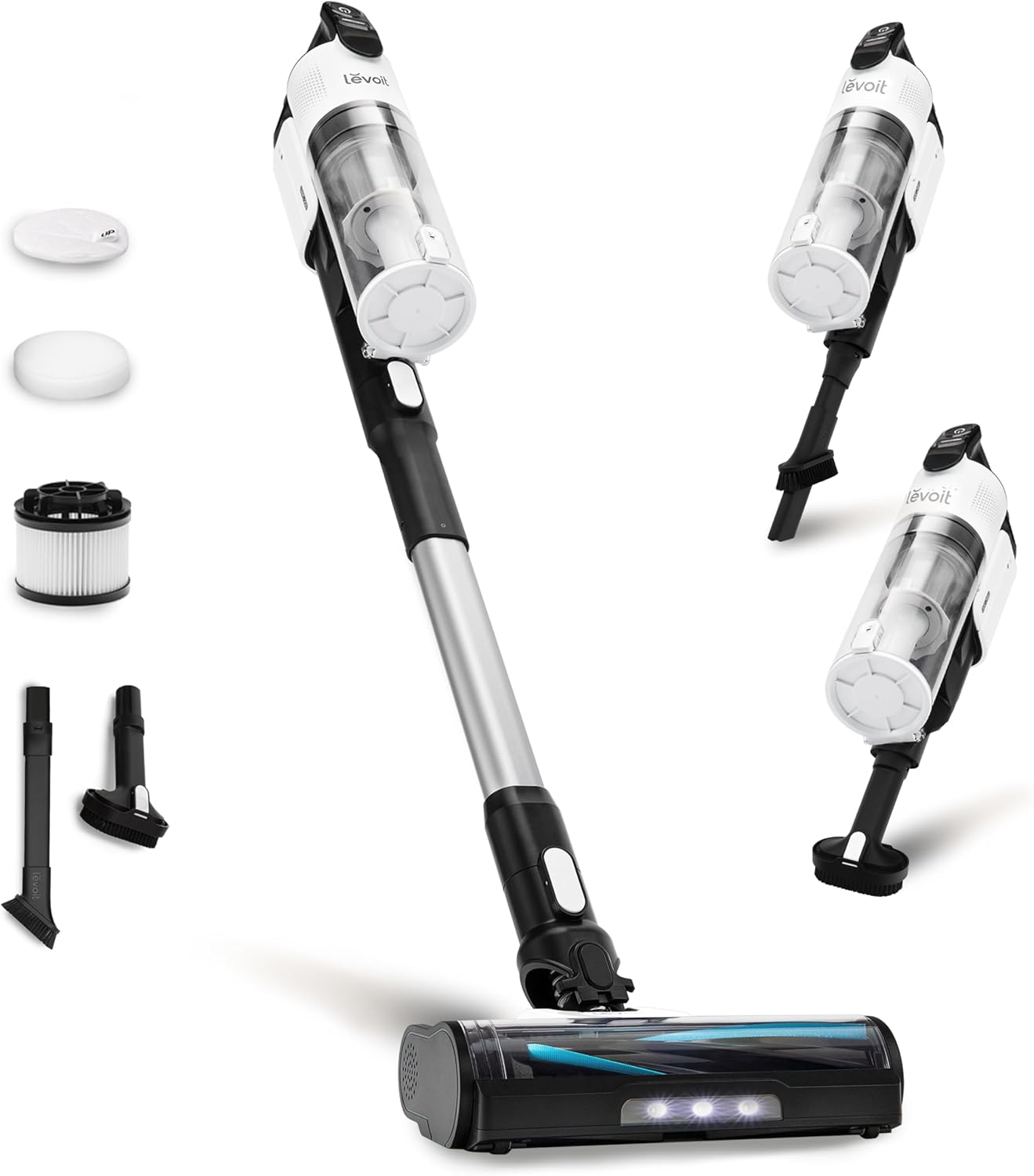 Detalle de Levoit Cordless Stick Vacuum, 50 Min ⚡