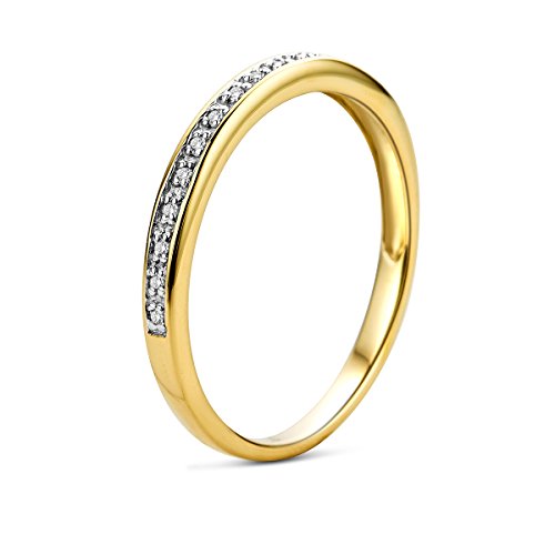 Thumbnail 2 de Orovi 9 k anillo con diamantes 0,05 ct