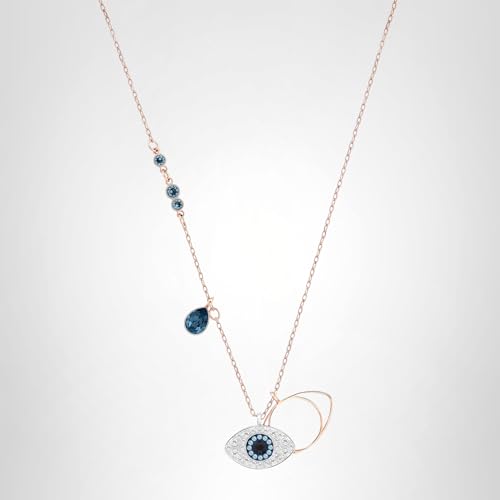 Detalle de Swarovski Pendant Symbolica Evil Eye Blu – Mix di finiture