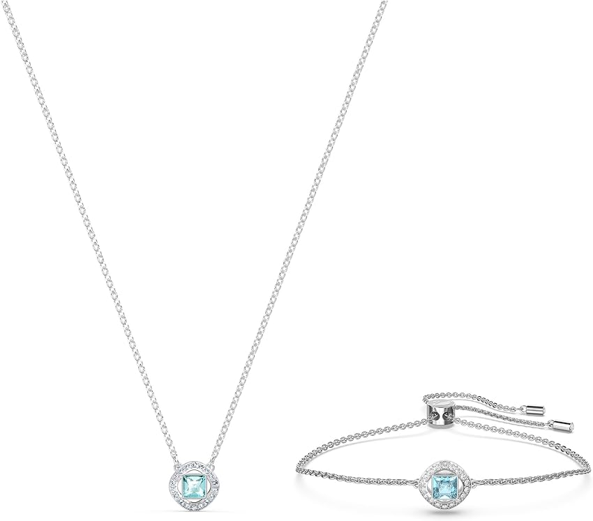 Thumbnail 3 de Swarovski Pulsera Una Angelic azul, baño de rodio 💍