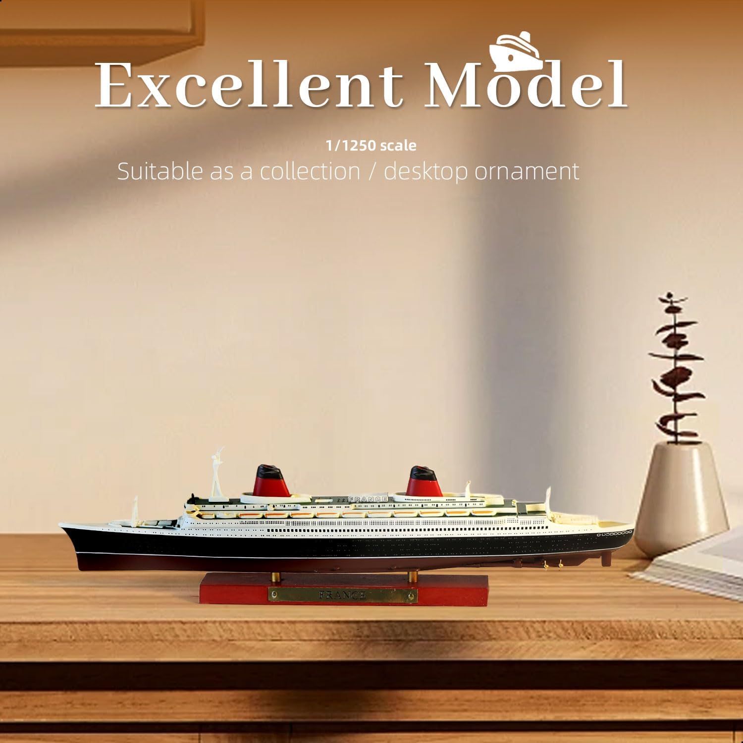Thumbnail 3 de SEBUNAS SS France modello 1/1250 🚢